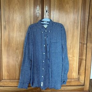 Men’s Jcrew linen button down shirt size large